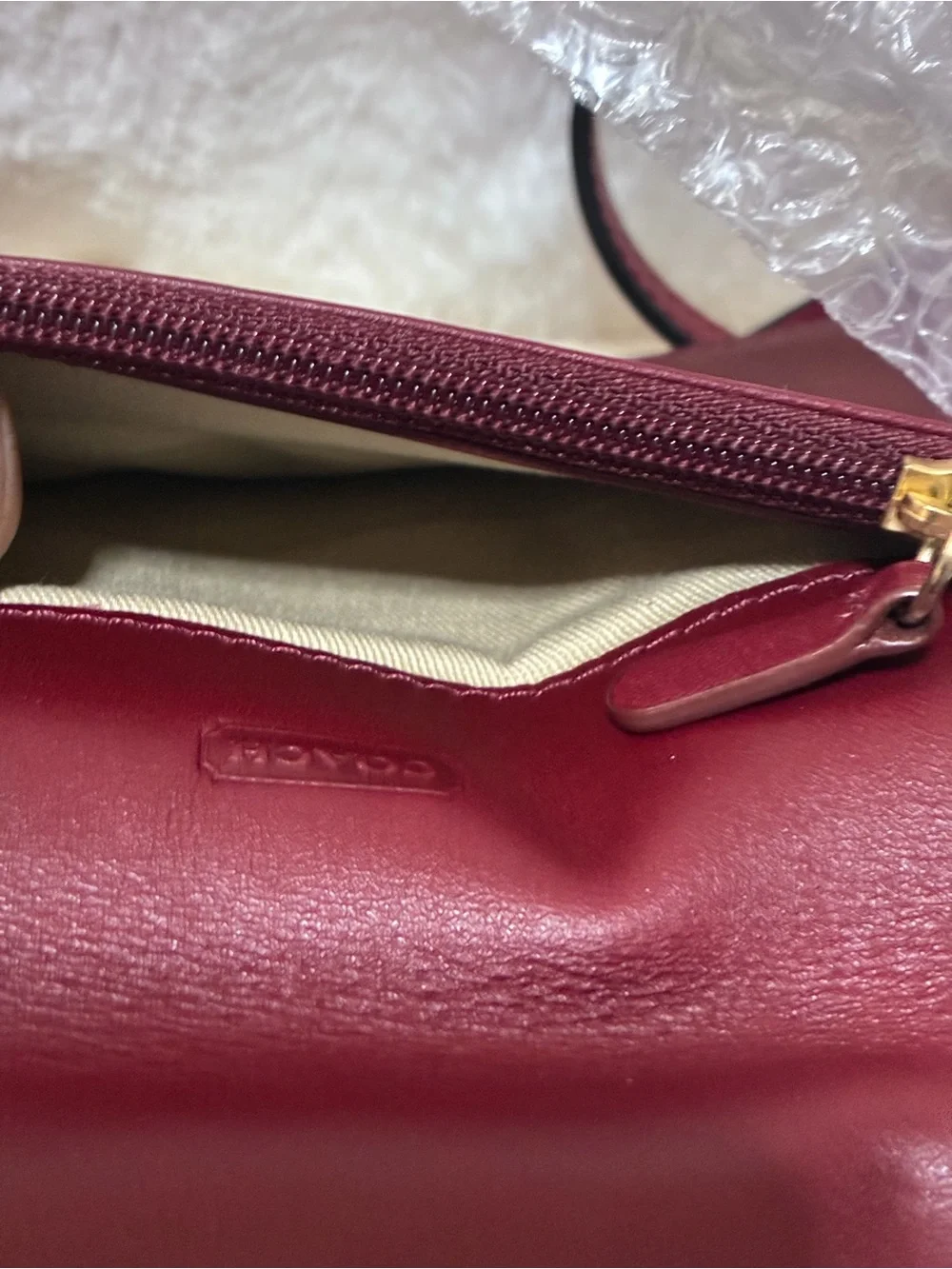 Coach Red Leather Madison
